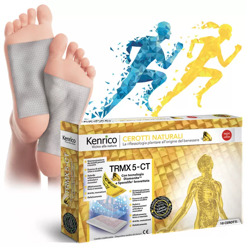 Cerotto Detox Kenrico TRMX 5-CT (10 pz.) INDICATO PER GLI SPORTIVI